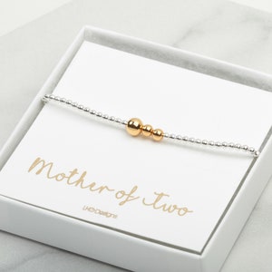 Birthday gift for Mum, Mother and Child Gift, Mother and Daughter Bracelet, Mother&#39;s Day gift for wife, new mum gift, family bracelet
