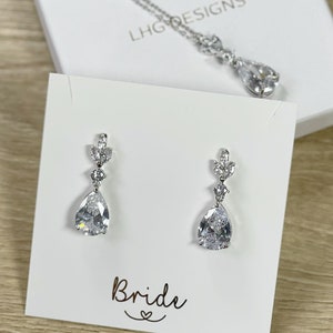Teardop Bridal Earrings, Crystal Wedding Earrings, drop Jewelry, Crystal Jewelry, Rhinestone Earrings, Dangle Earrings, Bridal drop earring