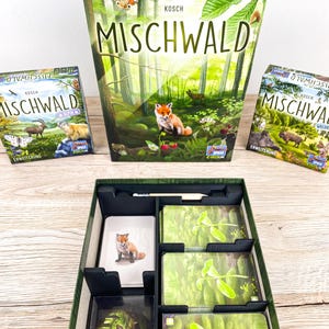 Mixed Forest Insert - Forest Shuffle Inlay Organizer - Uitbreidingen Alpine + Forest Edge + Discoveries - Bordspelaccessoires
