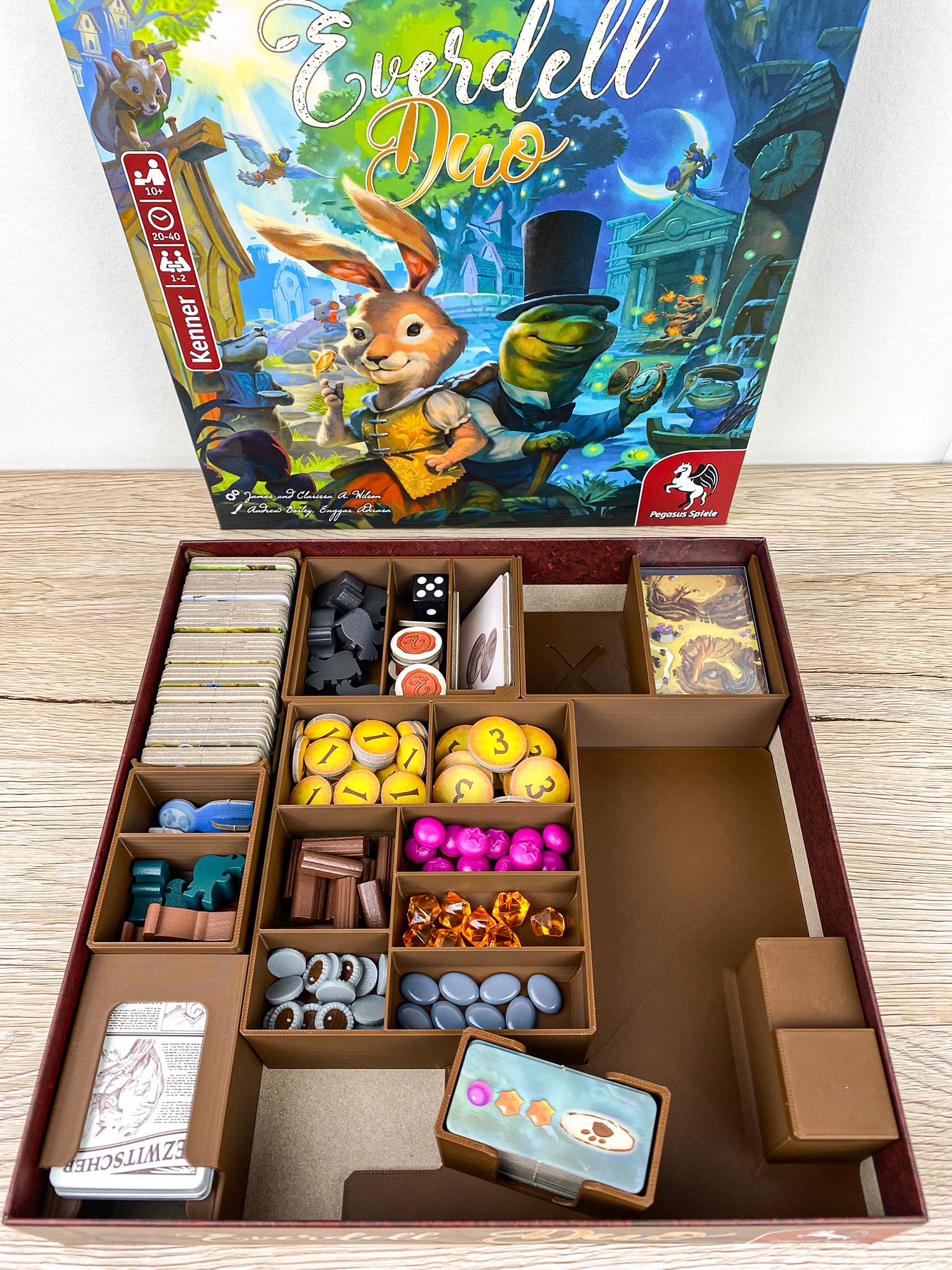 Everdell Duo Insert Organizer - Sleeves Compatible Inlay Insert - Board Game Accessory Everdell - Unofficial - Etsy Everdell Duo Insert Organizer - Sleeves Compatible Inlay Insert - Board Game Accessory Everdell - Unofficial - Etsy