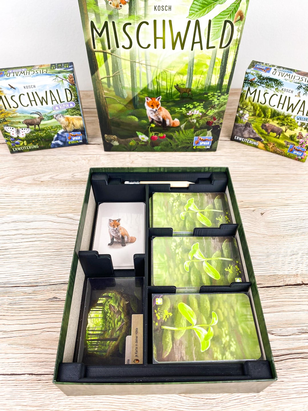 Mixed Forest Insert - Forest Shuffle Inlay Organizer - Expansions ...