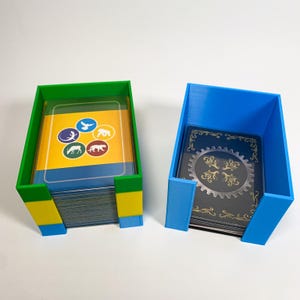 Compatibile con buste porta carte da gioco - porta carte per carte da gioco - accessori per giochi da tavolo porta carte da gioco organizer per pile di carte grande