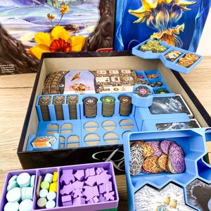 Revive Insert with expansion Call of the Abyss - Sleeves compatible Inlay Organizer Board Game Revive Call of the Abyss