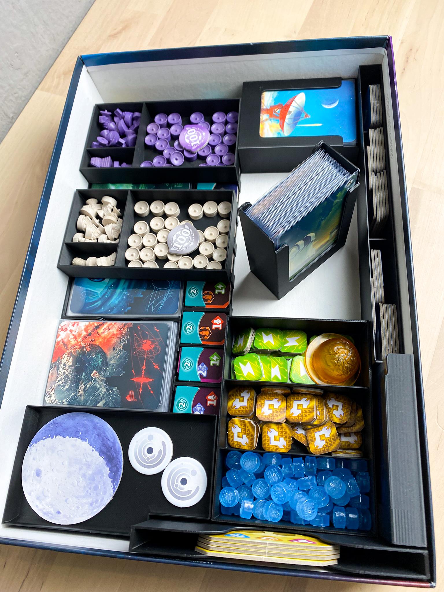 SETI Insert - Sleeves Compatible Inlay Organizer - Board Game Accessory -  With Space Agencies Expansion - Etsy