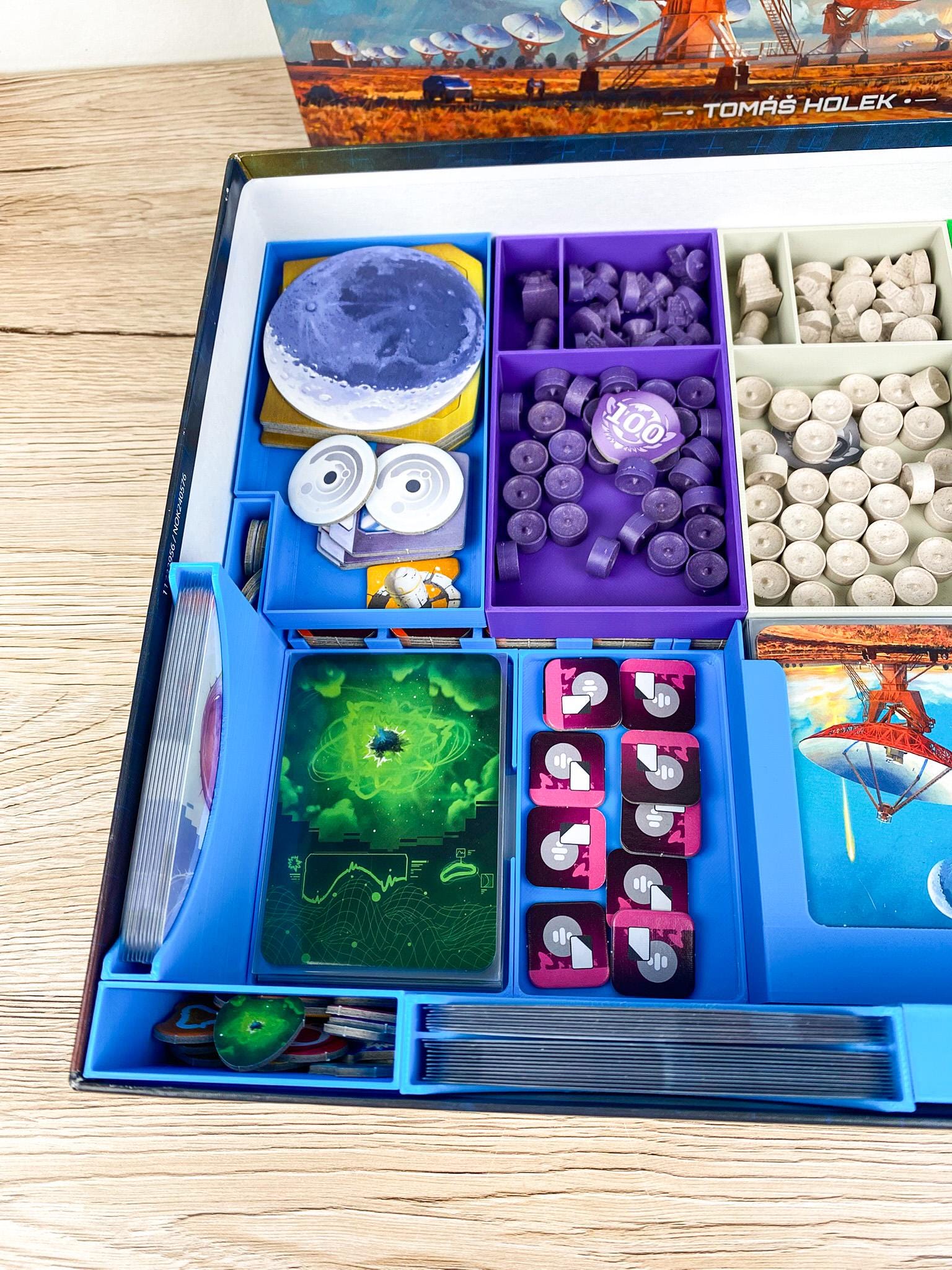 SETI Insert - Sleeves Compatible Inlay Organizer - Board Game Accessory - With Space Agencies Expansion - Etsy SETI Insert - Sleeves Compatible Inlay Organizer - Board Game Accessory - With Space Agencies Expansion - Etsy
