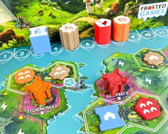 Rebirth 3D Upgrade Tokens - Deluxe Tokens - Board Game Accessories - Realistic 3D Tokens - Game Materials