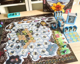 Revive Insert with expansion Call of the Abyss - Sleeves compatible Inlay Organizer Board Game Revive Call of the Abyss