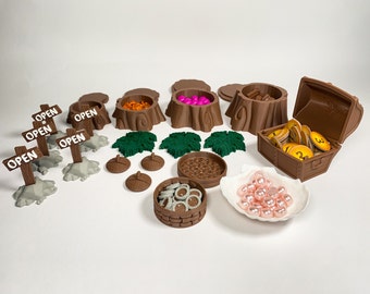 Everdell Upgrade Kit - Expansion Tokens - Everdell Board Game Accessories - Unofficial