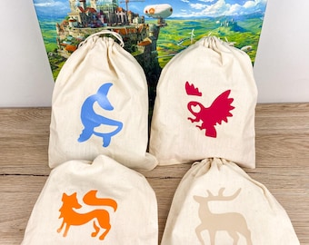 Rebirth Bag for Game Pieces Chips - with Design - Rebirth Deluxe Upgrade Cloth Bag for Players