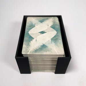 Compatibel met speelkaarthouders - kaarthouder voor speelkaarten - bordspelaccessoires trekstapelhouder kaartenstapelorganizer 4 cm