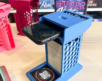 Hitster Tower Premium Hit Tower - Hitster Dispenser Tower - Hitster Organizer Card Holder / Phone Holder