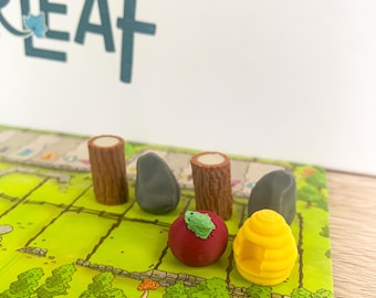 Emberleaf 3D Upgrade Token - Deluxe Token Resources - board game accessories 3D Token