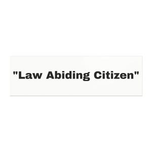 Law Abiding Citizen Car Magnet