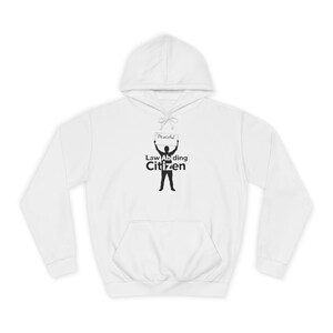 Law Abiding Citizen White Hoodie