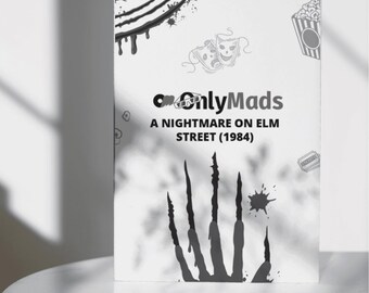 A Nightmare on Elm Street Mad Libs PDF - 1984 Movie Printable Game - Horror Film Activity - Digital Download