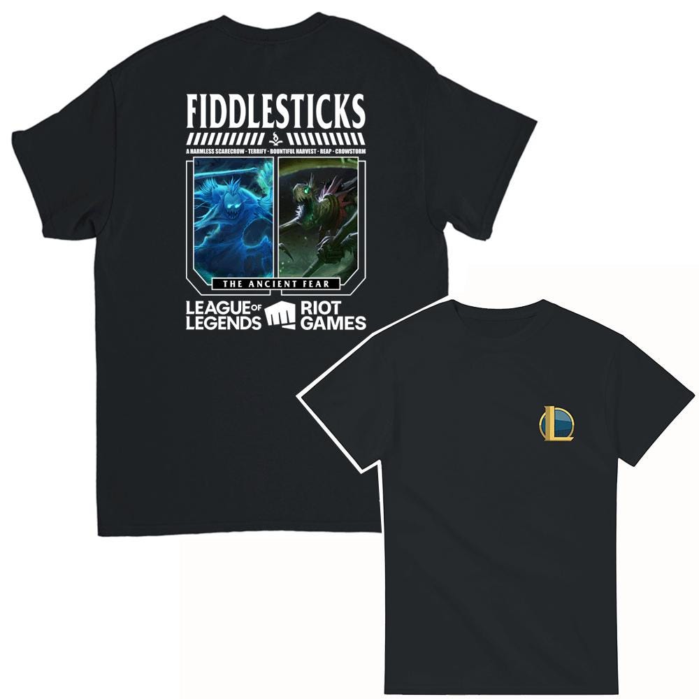 Lol | T-shirt With the Champion FIDDLESTICKS - Etsy Canada