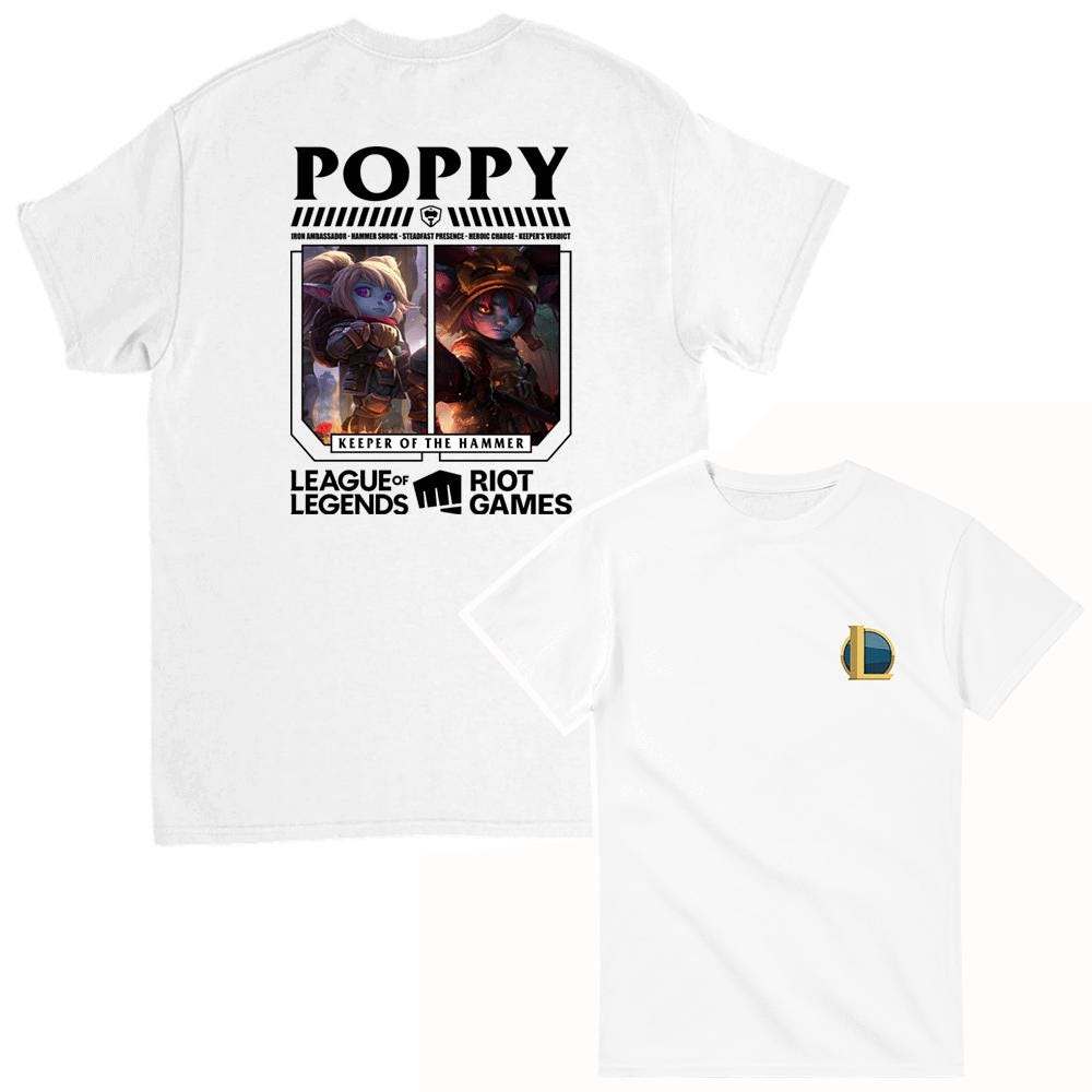 Lol | T-shirt With the Champion POPPY - Etsy, image size:1000x1000