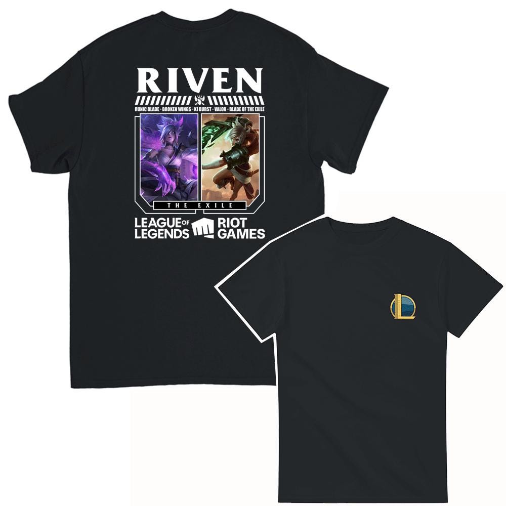 LoL | T-Shirt with the champion RIVEN