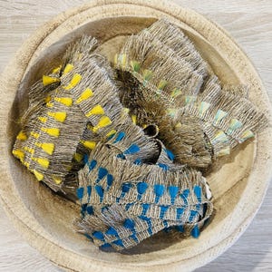 Galon oriental double franges fantaisie