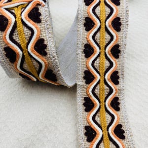 Brede etnische naaivlecht 6 cm - Voor naaien, doe-het-zelf en boho-personalisatie UKKAL (3 meter)