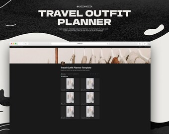 Travel Outfit Planner - Notion Template