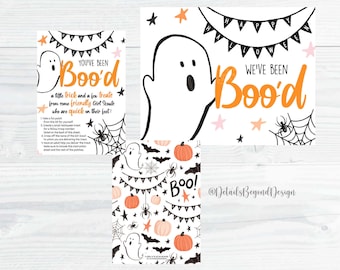 Girl Scouts - CUSTOM DESIGNED - You've Been Boo'd Printable -  - We've been Boo'd Sign - Neighborhood tradition Instant download
