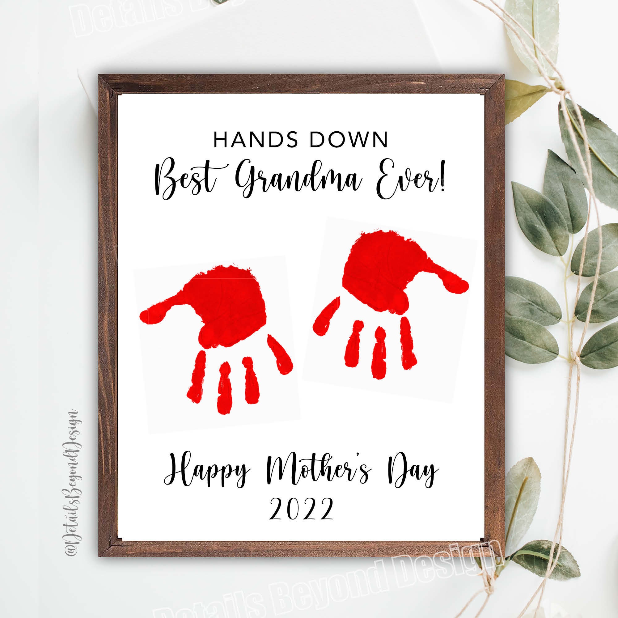 Best Mommy Hands DownMother's Day KeepsakeMother's Day CraftInstant DownloadEditable Printable Best Mommy Hands DownMother's Day KeepsakeMother's Day CraftInstant DownloadEditable Printable
