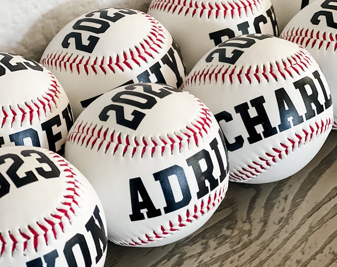 Custom Baseball With Name and Year - Baseball Gift - Coach Gift ...