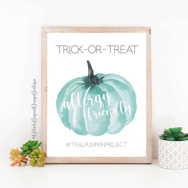 Teal Pumpkin - Etsy
