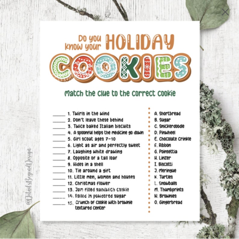 do-you-know-your-holiday-cookies-cookie-quiz-printable-game-etsy