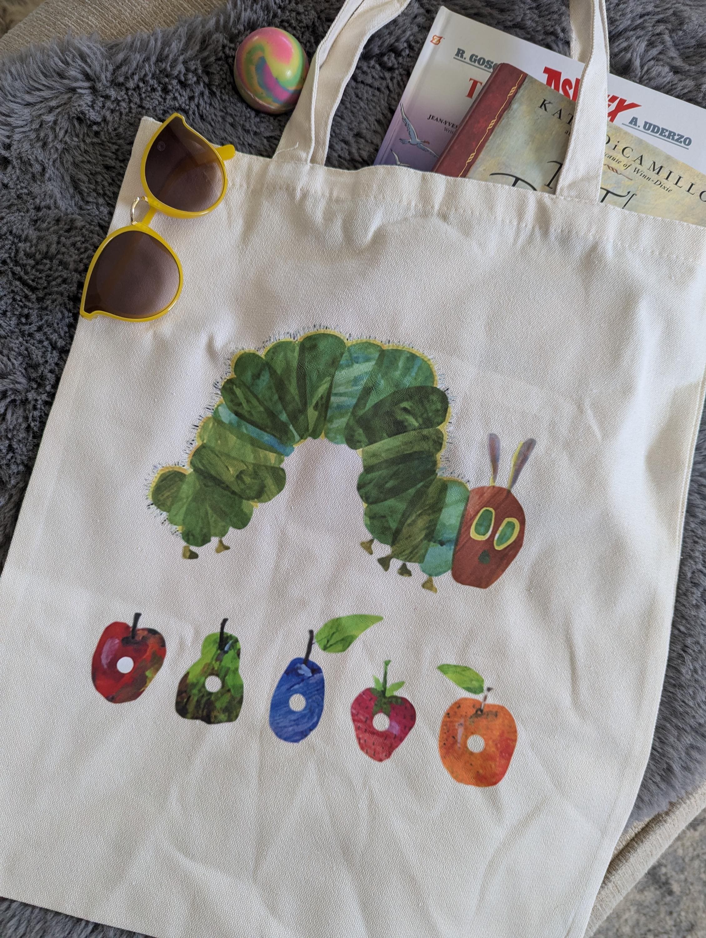 Very hungry caterpillar bags