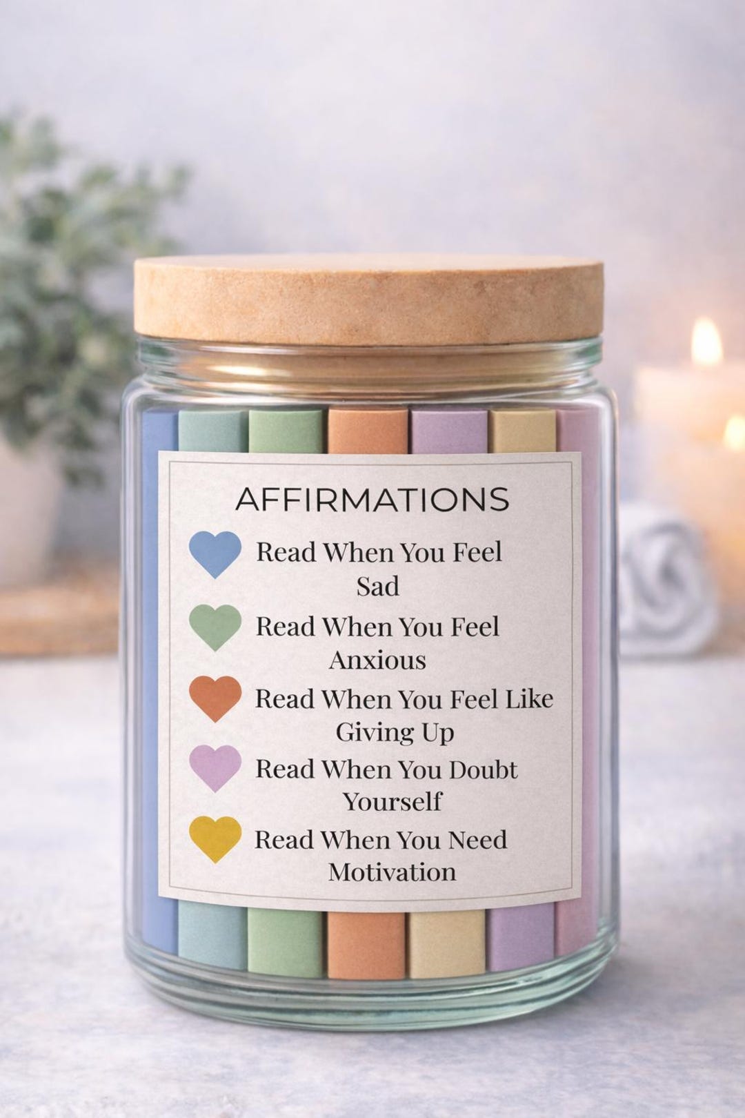 Read When Jar Affirmations – 150 Emotional Support Notes (digital ...