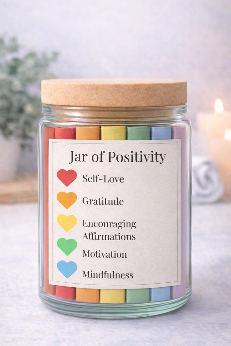 750 Printable Affirmation Jar Notes Bundle | Self Care, Motivation ...