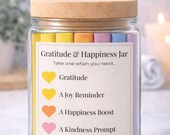 Gratitude Jar Printable | 150 Gratitude & Happiness Notes | Positivity Jar | Joy  Kindness Prompts | Mindfulness Printable | Happiness Jar