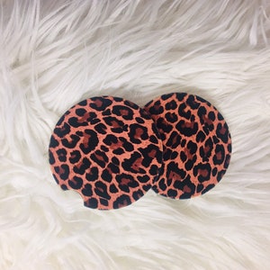 Car Coasters - Arenisca -Set de 2 - Leopard Print