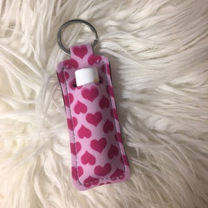 Herz Chapstick Halter Schlüsselanhänger