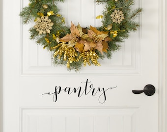 Pantry Vinyl Decal
