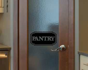 Pantry Vinyl Decal