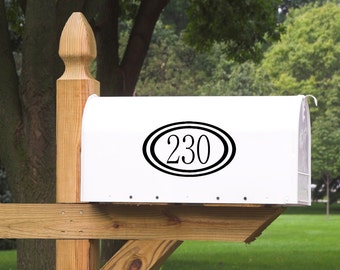 Mailbox Numbers / Reflective Vinyl Decals / House Numbers / Custom Decals /  Front Door Decals / Office Box Decals / Vinyl Decals