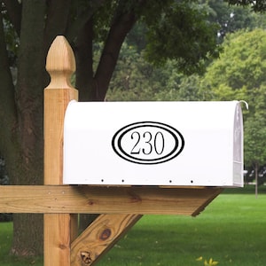 Mailbox Numbers / Reflective Vinyl Decals / House Numbers / Custom Decals /  Front Door Decals / Office Box Decals / Vinyl Decals