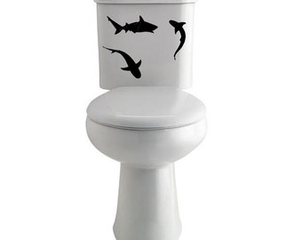 Shark Bathroom Etsy