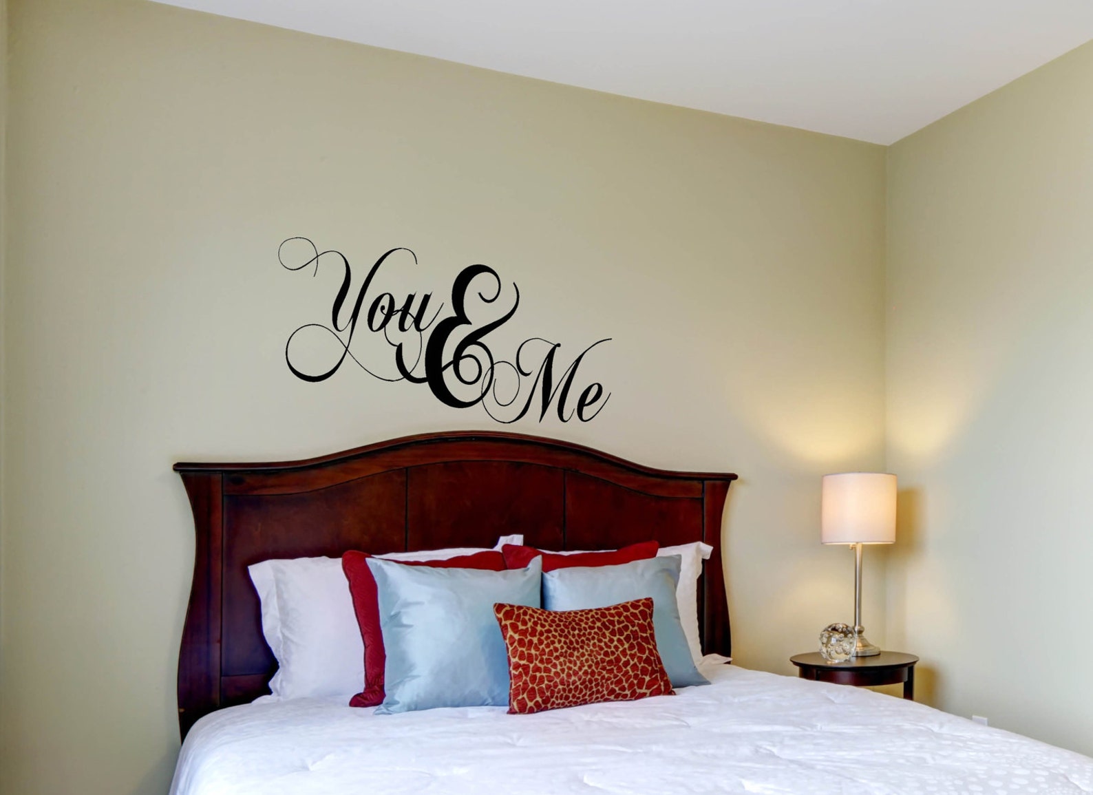 You & Me Wall Decal Bedroom Decor Vinyl Decal Wall Art Etsy
