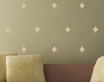 Diamond Set - Vinyl Decal - Peel and Stick - Diamond Decals