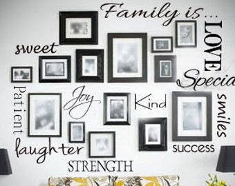 Family is.... Wall Decal
