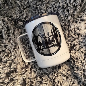 Desert Horse Insulated Metal Mug