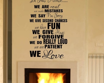 In This House... Wall Decal