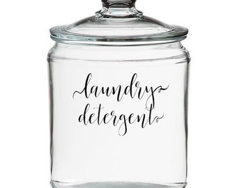 Vinilo adhesivo de detergente para ropa