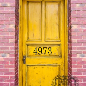 House Numbers-Vinyl Decal