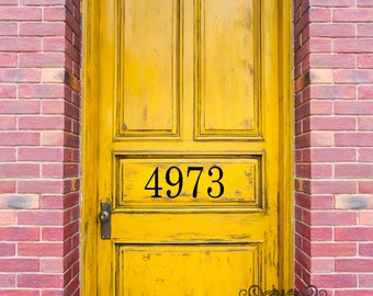 House Numbers-Vinyl Decal