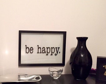 be happy-vinyl decal